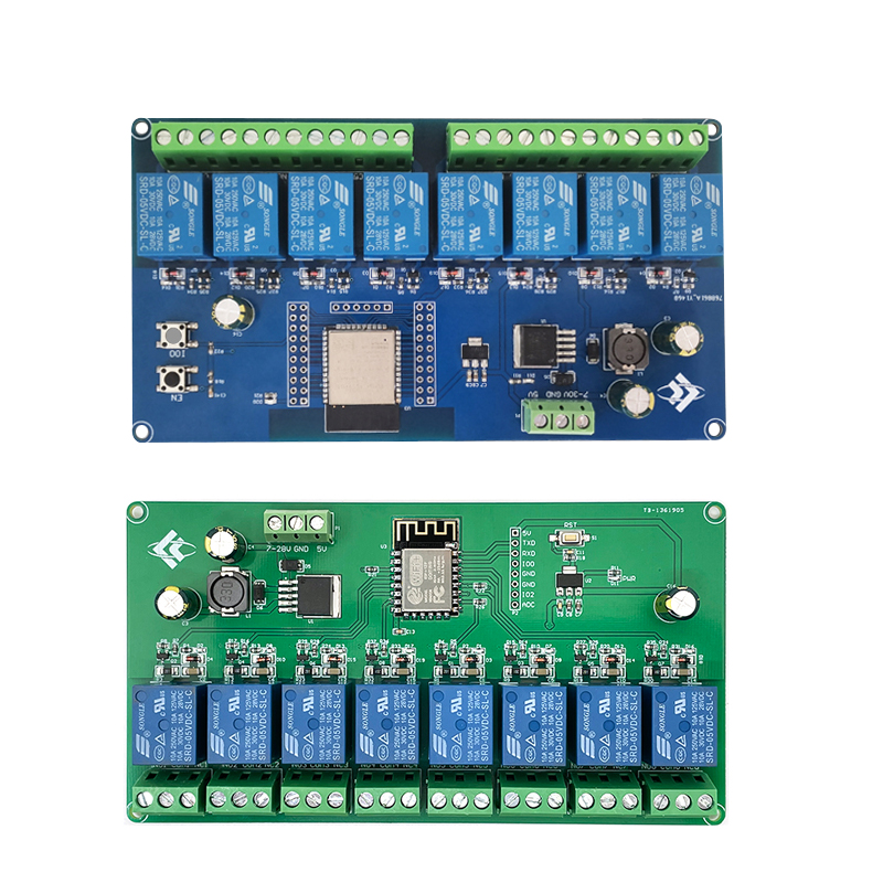 Mô-đun rơ-le 8 kênh WIFI ESP82 - đánh giá và giá Relay 8 Channel Board