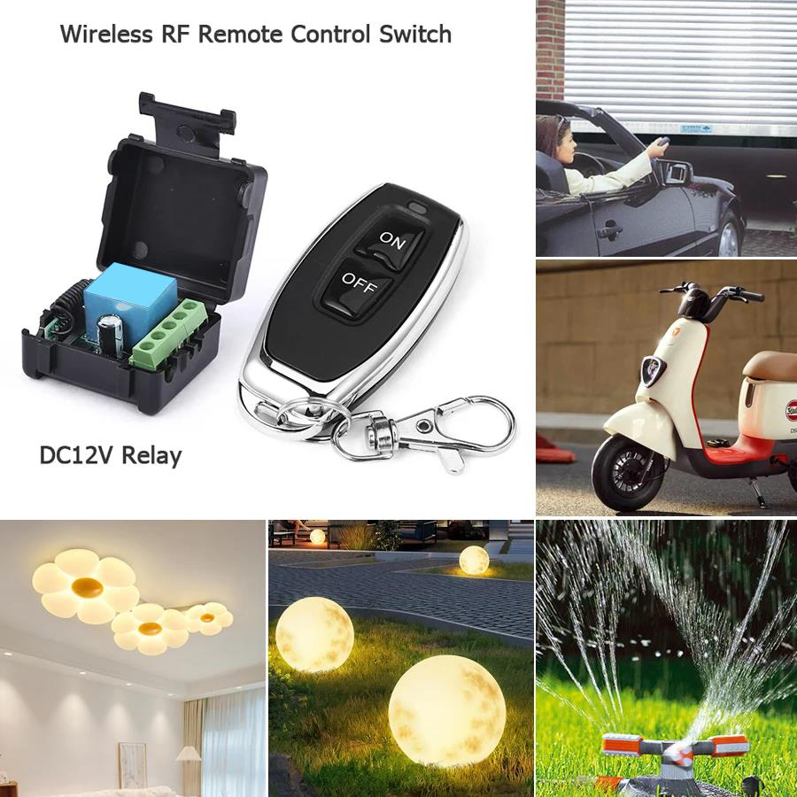 DC 12V 433Mhz RF Wireless Remo - đánh giá và giá 433Mhz Receiver Module