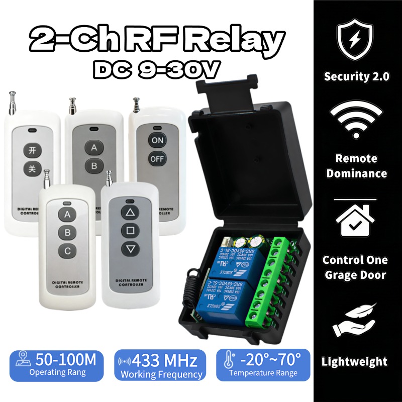 12V 24V 433Mhz RF Actuator Mot - đánh giá và giá 433Mhz Receiver Module