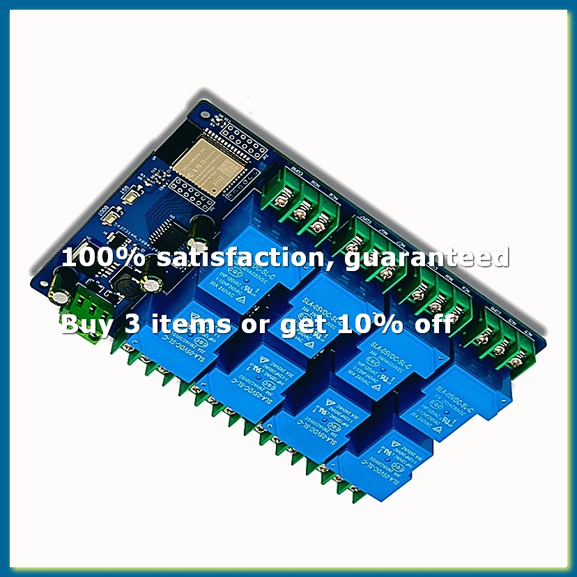●8 Channel Relay Module 30A DC - đánh giá và giá Relay 8 Channel Board