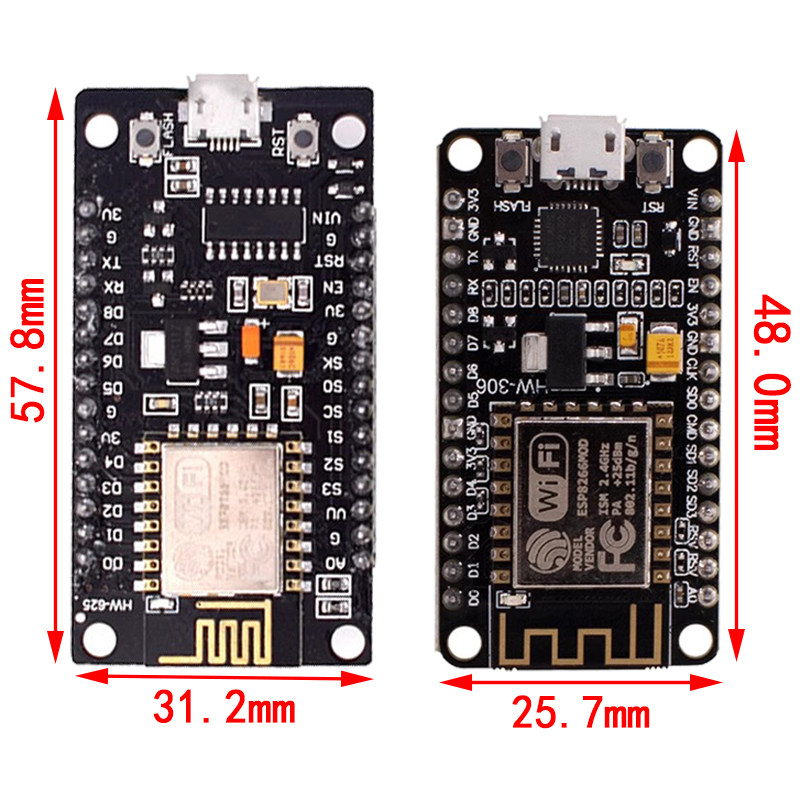 Wireless Module CH340/CP2102/C - đánh giá và giá Esp8266 Nodemcu Board