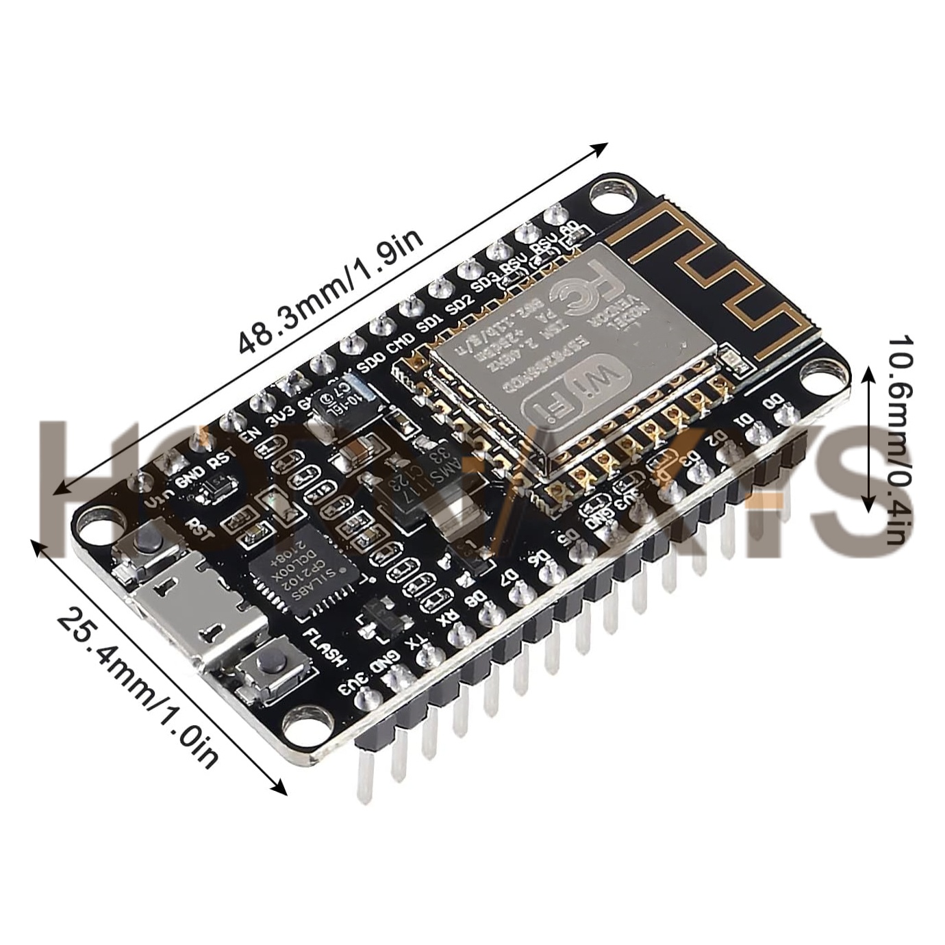 1-10 chiếc/Mô-đun không dây CP - đánh giá và giá Esp8266 Nodemcu Board